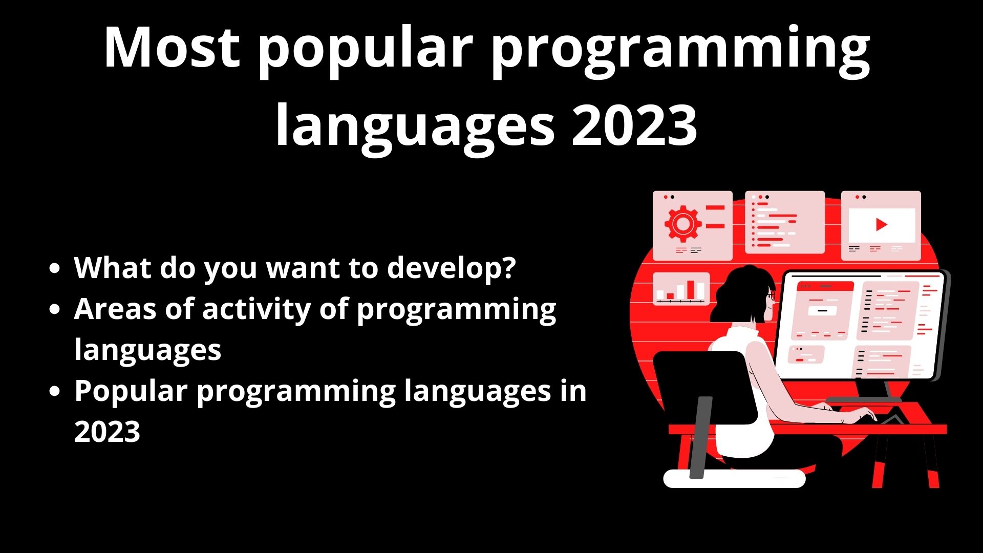 Most popular programming languages 2023